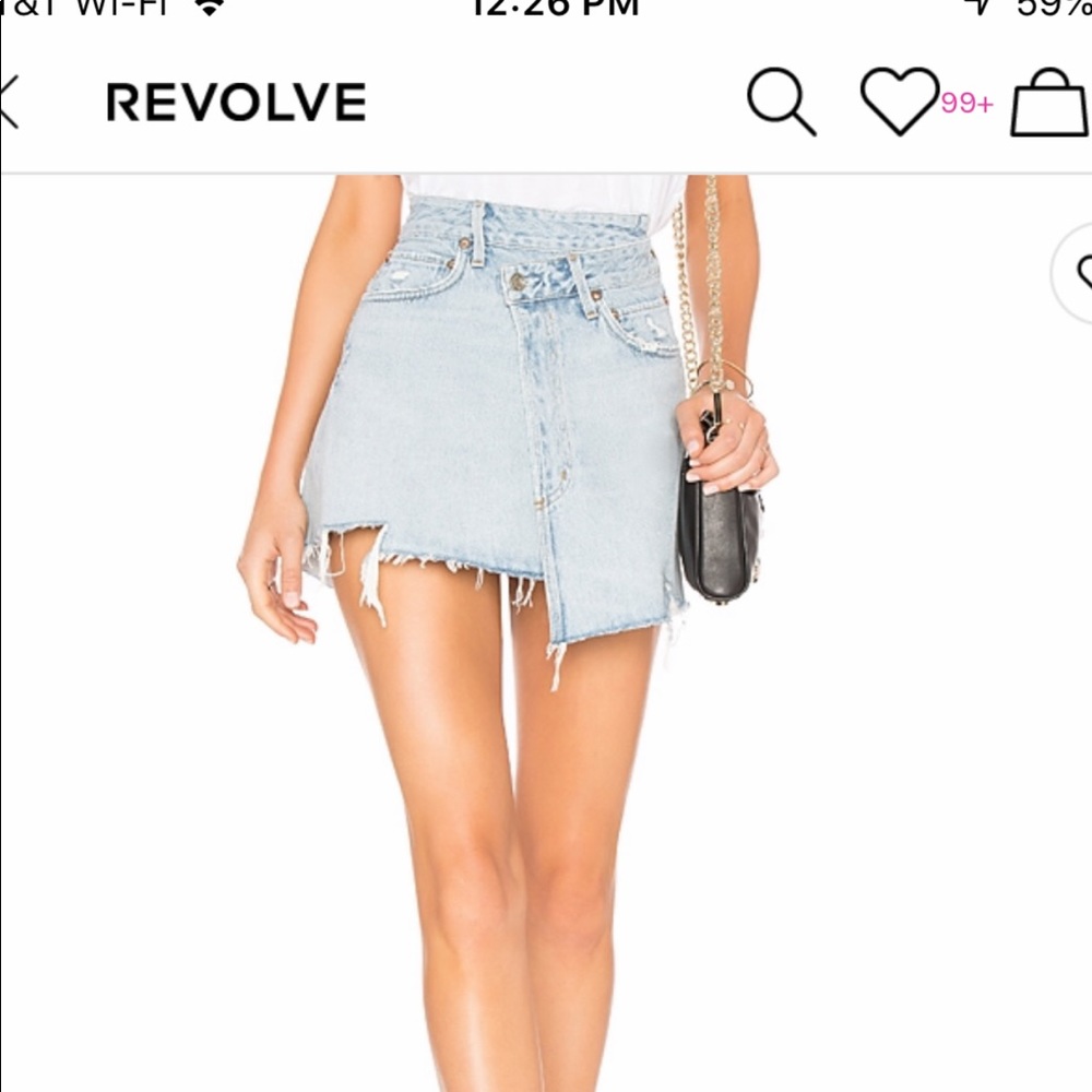 A Gold E skirt